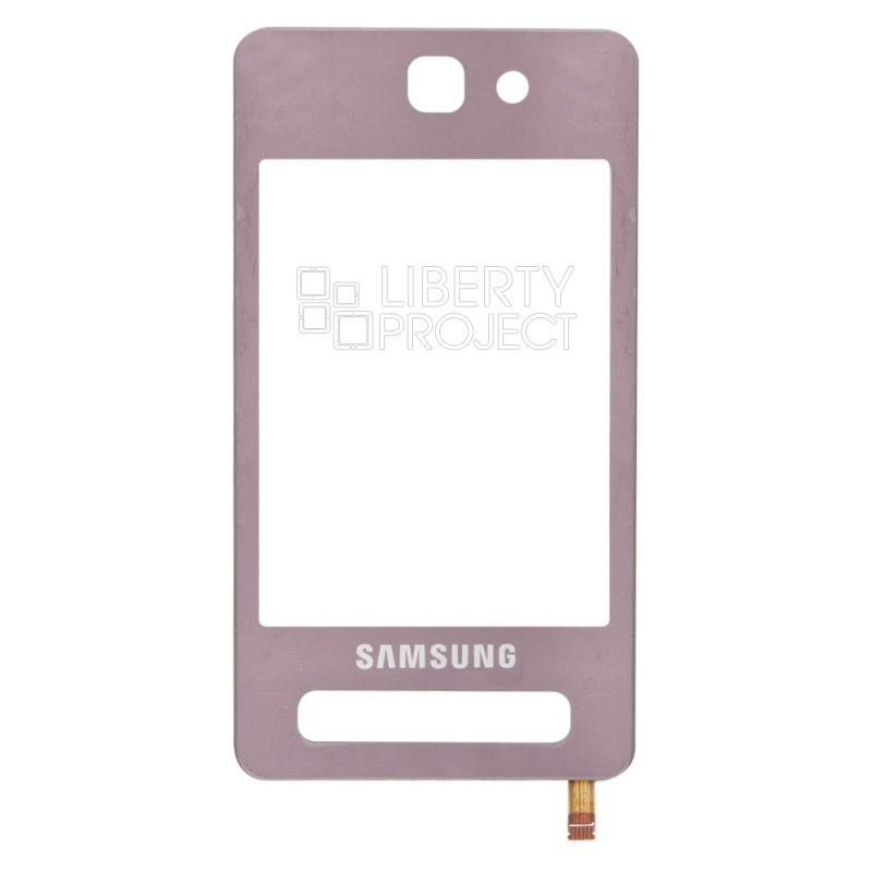 Тачскрин для Samsung Hugo Boss SGH-F480 1-я категория (розовый)