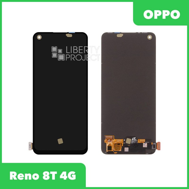 LCD дисплей для Realme 9 4G/10 4G/Reno7/8/8T 4G/Oppo A78 с тачскрином (черный) — фото 2
