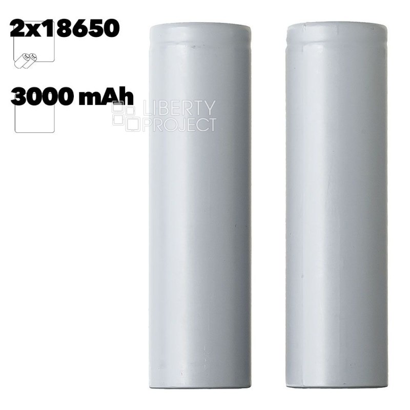 Аккумулятор высокотоковый 18650 (3000mAh) для электронных сигарет упаковка 2 шт. — купить оптом в интернет-магазине Либерти