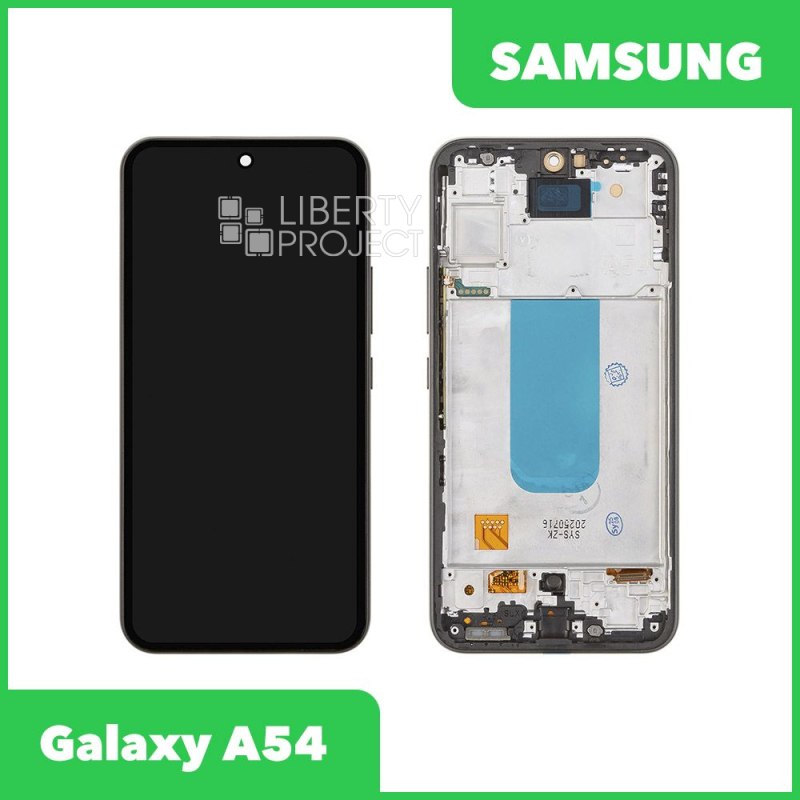 LCD дисплей для Samsung Galaxy A54 SM-A546 в сборе в рамке incell (черный) — фото 2