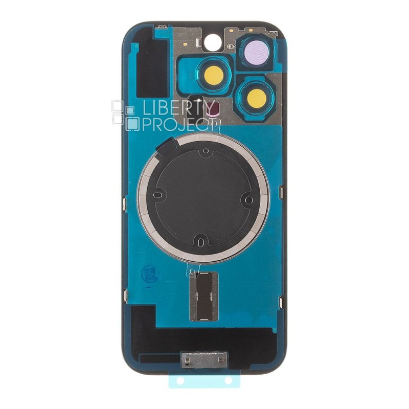 Задняя крышка для iPhone 16 Pro (титановый) в сборе со стеклом камеры, MagSafe — фото 3