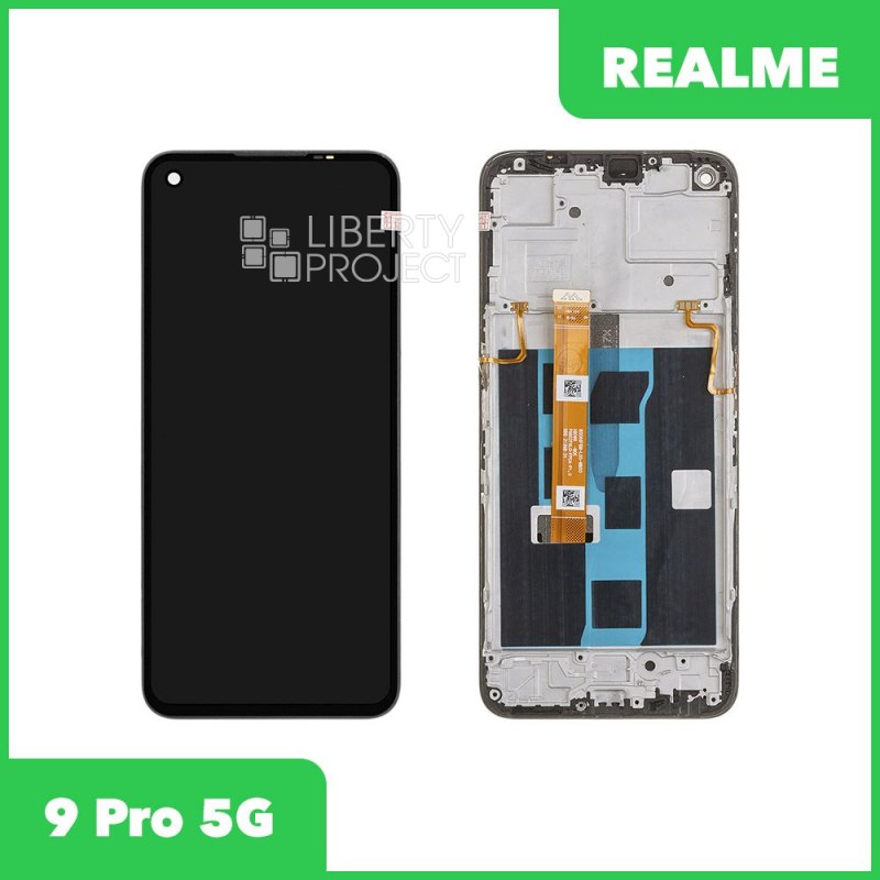 LCD дисплей для Realme 9 Pro 5G с тачскрином в рамке (черный) OR LCD — фото 2
