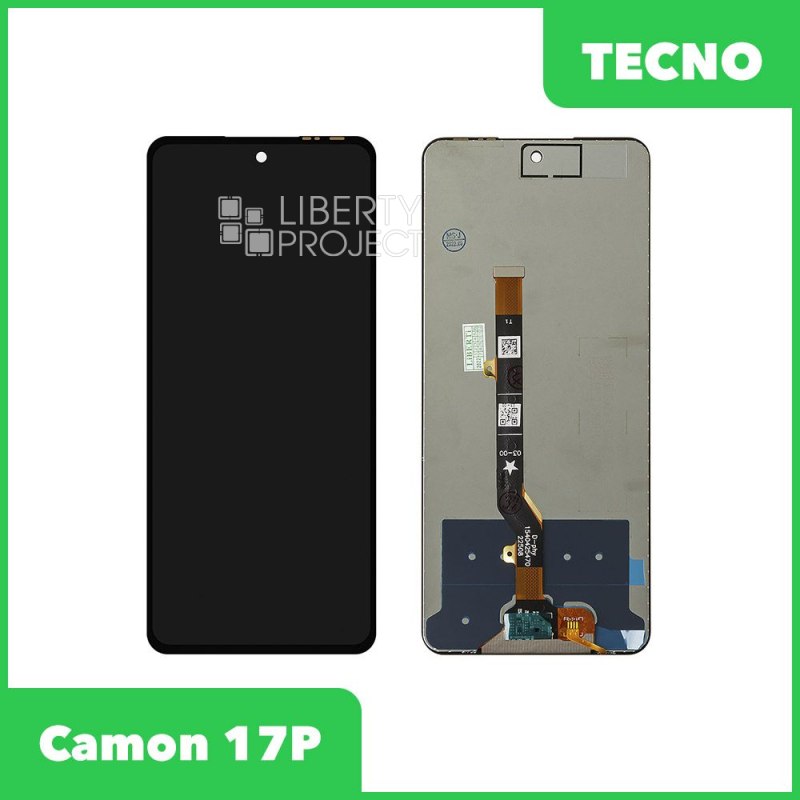 LCD дисплей для Tecno Camon 17P в сборе с тачскрином (черный)