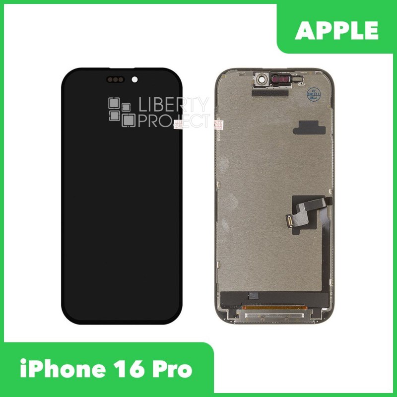 LCD дисплей для Apple iPhone 16 Pro (черный) матрица ZY In-Cell COF LTPS FHD — фото 2