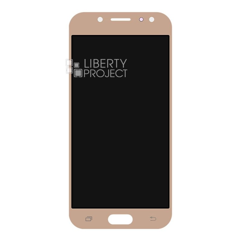 LCD дисплей для Samsung Galaxy J5 2017 SM-J530 в сборе с тачскрином OLED Orig Size (золото) — фото 4