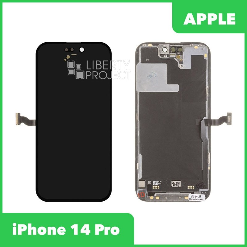 LCD дисплей для Apple iPhone 14 Pro (черный) с тачскрином original (change glass) без ошибки — фото 2