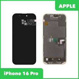 LCD дисплей для Apple iPhone 16 Pro (черный) HARD OLED DD (с площадкой под микросхему) 120Hz