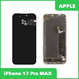 LCD дисплей для Apple iPhone 17 Pro MAX (черный) матрица DD HARD OLED (привязка без пайки)