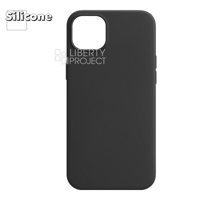 Силиконовый чехол для iPhone 14 Plus &quot;Silicone Case&quot; (черный)