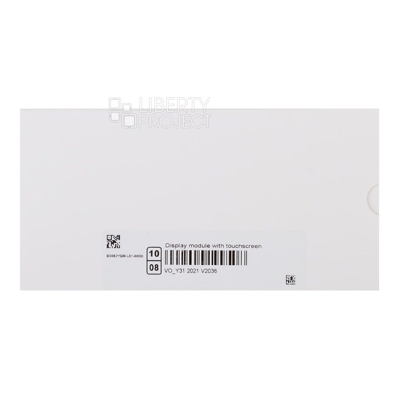 LCD дисплей для Vivo Y31 2021 (V2036) с тачскрином в рамке (черный) OR LCD — фото 4