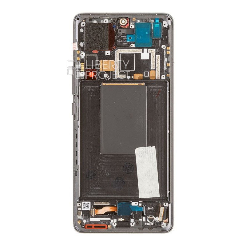 LCD дисплей для Xiaomi 12 Pro (2201122G) с тачскрином в рамке (черный) 100% OR — фото 3