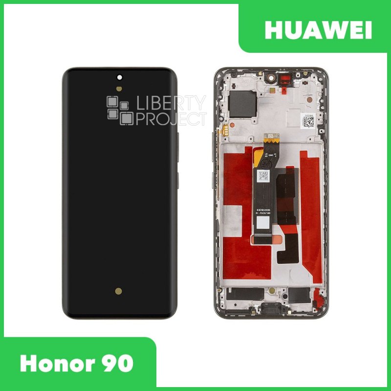 LCD дисплей для Huawei Honor 90 с тачскрином в рамке AMOLED (черный) OR — фото 2