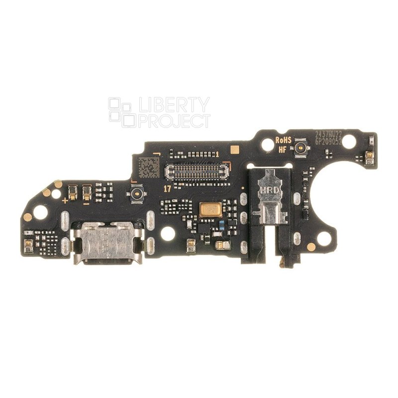 Шлейф/FLC Huawei Honor X6/X8 5G (VNE-LX1/VNE-N41) на системный разъём/гарнитура/микрофон, ориг — фото 5