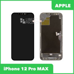 LCD дисплей для Apple iPhone 12 Pro MAX (черный) матрица DD HARD OLED (привязка без пайки)