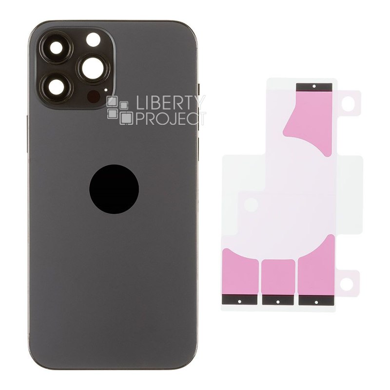 Корпус для Apple iPhone 13 Pro Max в сборе со шлейфами (черный) — фото 4
