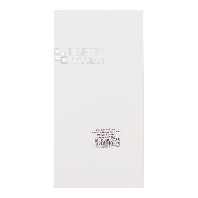 LCD дисплей для Samsung Galaxy A03 Core SM-A032 в рамке (черный) SP_Ref — фото 3