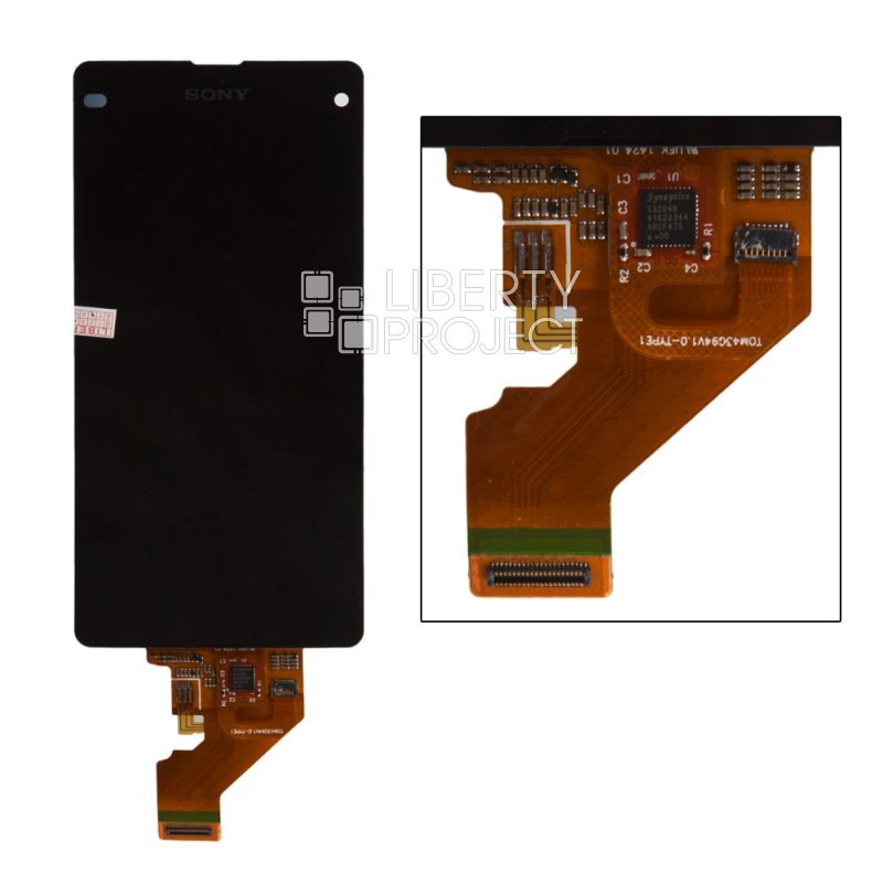 LCD дисплей для Sony Xperia Z1 Compact D5503 в сборе с тачскрином (черный)