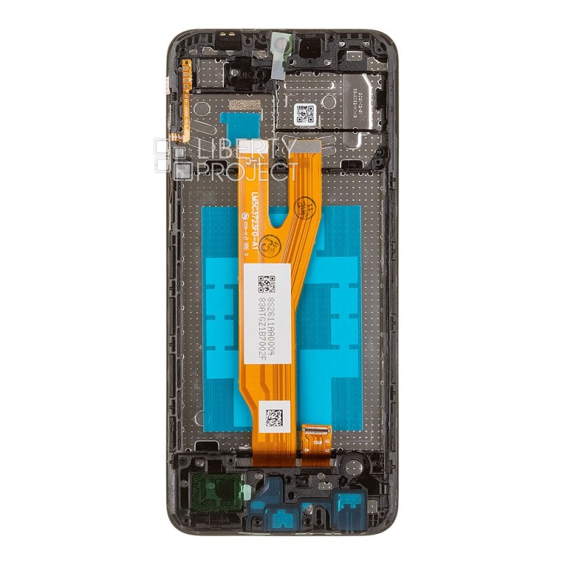 LCD дисплей для Samsung Galaxy A03 Core SM-A032 в рамке (черный)OR — фото 3