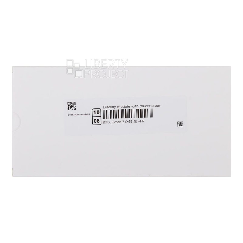 LCD дисплей для Infinix Smart 7 (X6515) с тачскрином в рамке (черный) OR LCD — фото 4