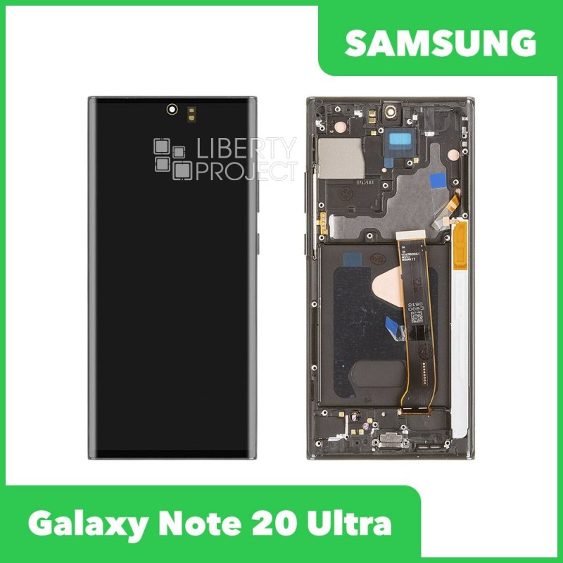 LCD дисплей для Samsung Galaxy Note 20 Ultra SM-N985/N986 в сборе в рамке OLED Full Size (черный) — фото 2
