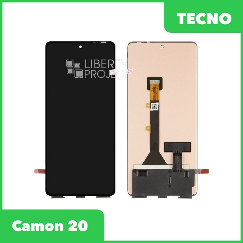 LCD дисплей для Tecno Camon 20 Pro 4G/5G/20/20 Premier 5G с тачскрином (черный) 100% OR — фото 2