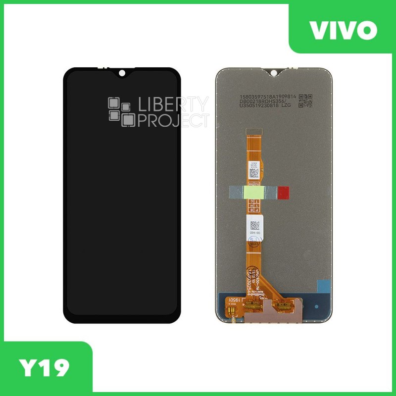 LCD дисплей для Vivo Y19 (1915) с тачскрином (черный) 100% OR — купить оптом в интернет-магазине Либерти