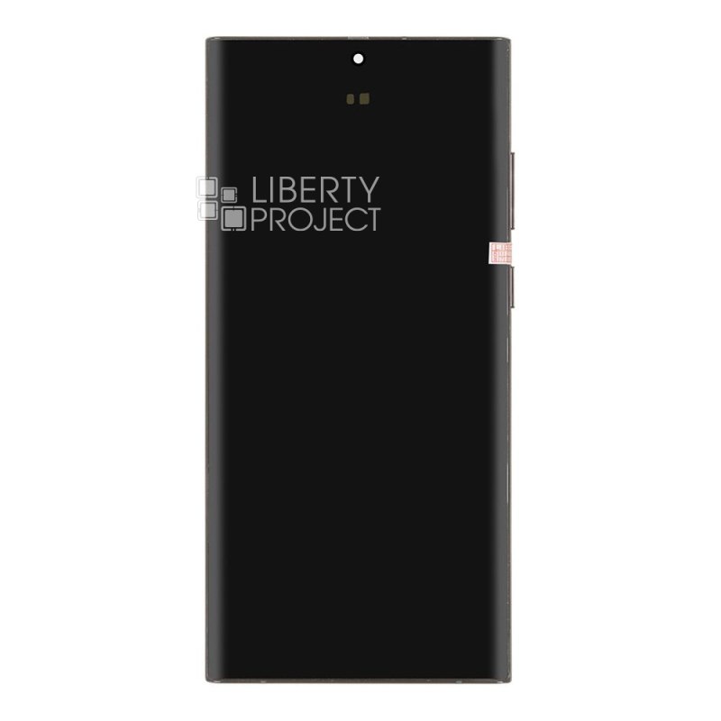 LCD дисплей для Samsung Galaxy S22 Ultra SM-S908 в сборе в рамке CK Soft OLED 6.81 (черный) — фото 5