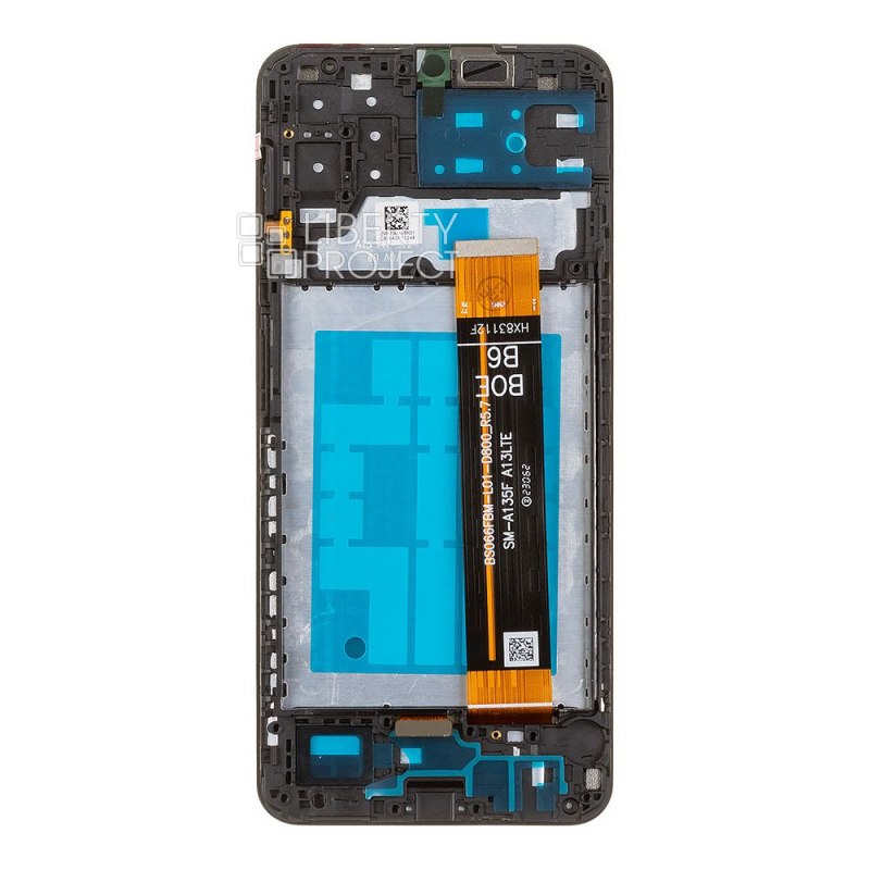LCD дисплей для Samsung Galaxy A13 SM-A135 / A137 в рамке (черный)OR — фото 3
