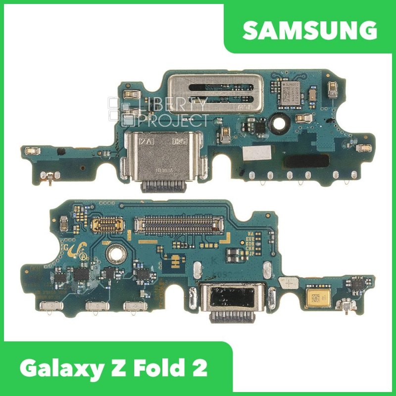 Шлейф/FLC Samsung Galaxy Z Fold2 на системный разъём/микрофон — фото 2