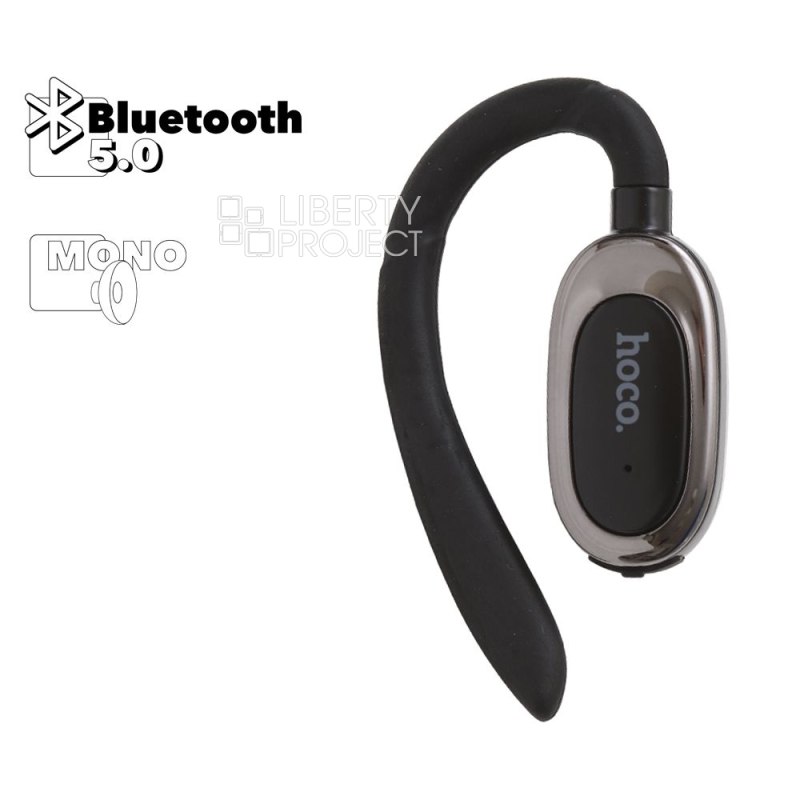 Bluetooth моногарнитура HOCO E26 Plus Encourage BT5.0, внутриканальная (черный)