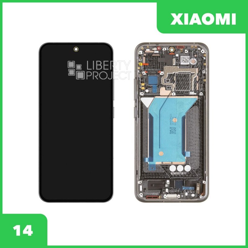 LCD дисплей для Xiaomi 14 с тачскрином (черный) 100% OR SP — фото 2