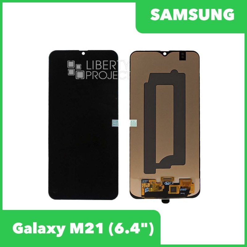 LCD дисплей для Samsung Galaxy M21 SM-M215 в сборе с тачскрином (OLED), черный