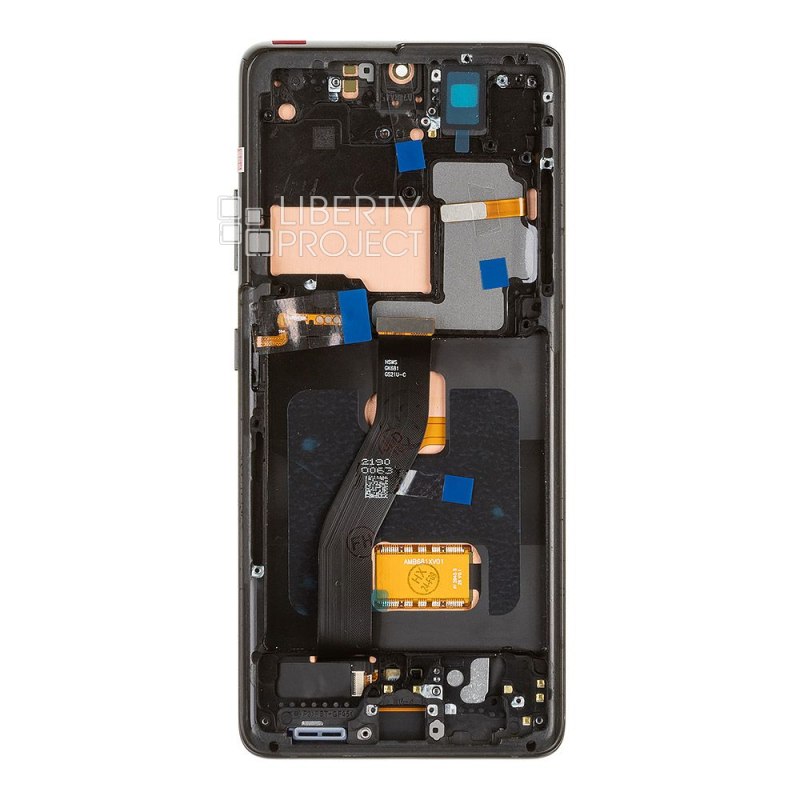 LCD дисплей для Samsung Galaxy S21 Ultra SM-G998 в сборе в рамке CK Soft OLED (черный) — фото 3