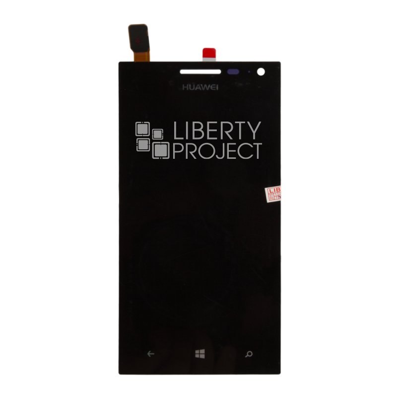 LCD дисплей для Huawei Ascend W1 в сборе с тачскрином (черный)