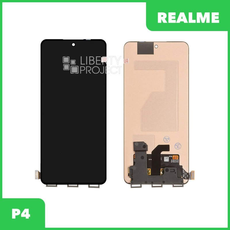LCD дисплей для Realme P4 (RMX5555) с тачскрином (черный) ориг — фото 2