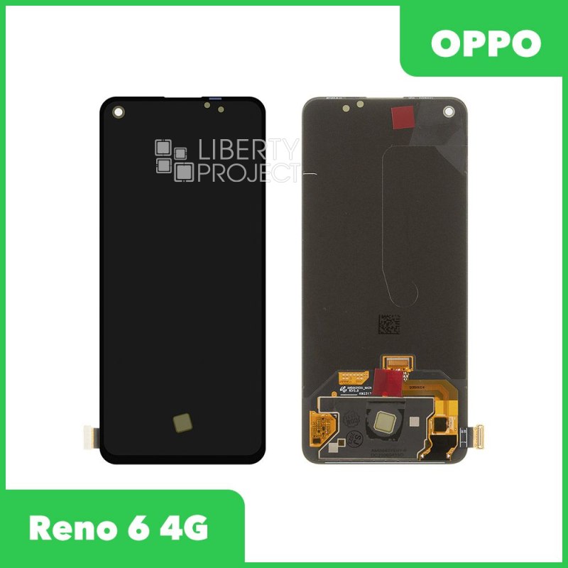 LCD дисплей для OPPO Reno 6 4G/Find X3 lite (CPH2235) с тачскрином OLED (черный) — фото 2