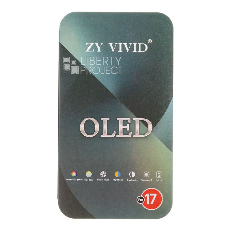 LCD дисплей для Apple iPhone 17 (черный) матрица ZY OLED — фото 4