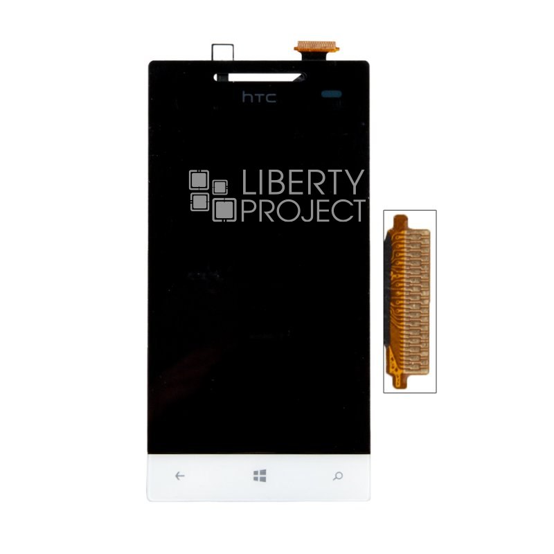 LCD дисплей для HTC Windows Phone 8s A620e с тачскрином (белый)