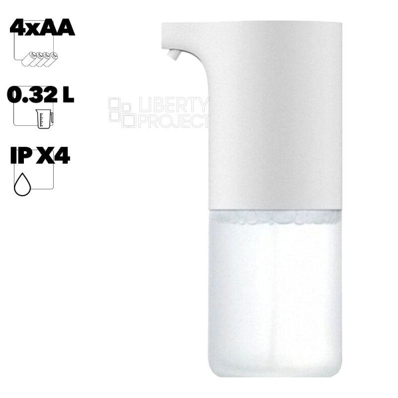Дозатор автоматический для мыла-пены Xiaomi Mijia Automatic Foam Soap Dispenser MJXSJ03XW (белый) — купить оптом в интернет-магазине Либерти