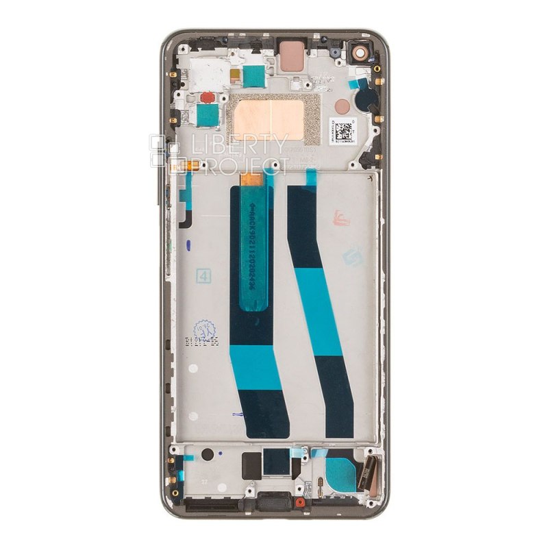 LCD дисплей для Xiaomi 11 Lite 5G NE/Mi 11 Lite 4G/5G с тачскрином в рамке (черный) 100% OR — фото 3