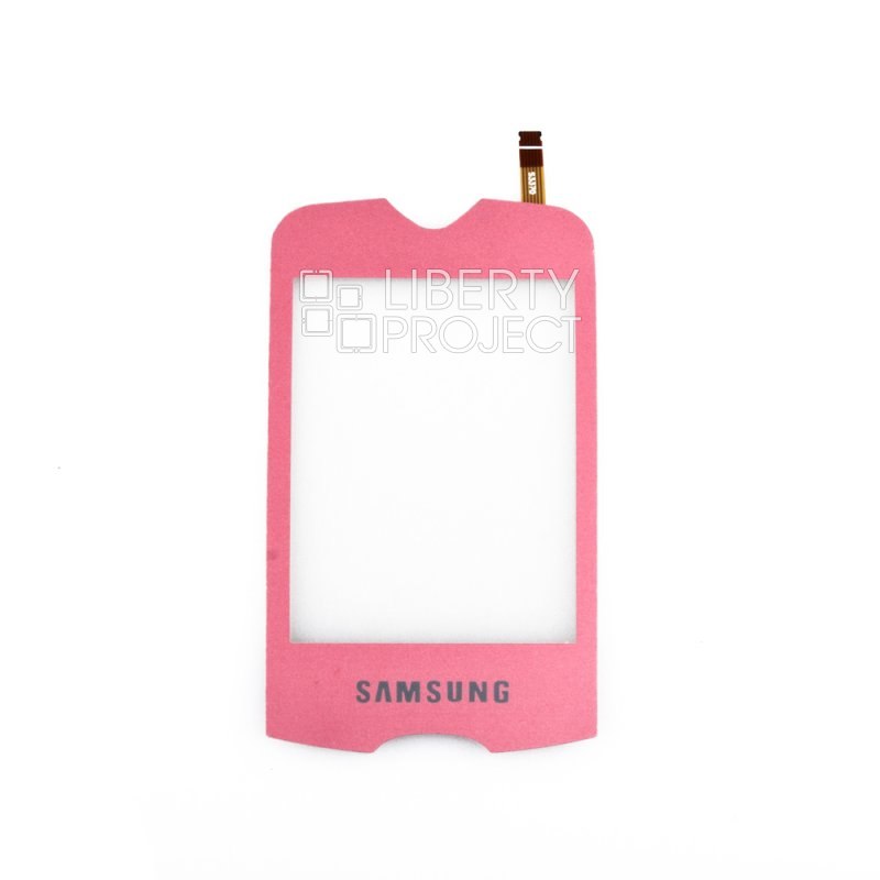 Тачскрин для Samsung S3370 1-я категория (розовый)