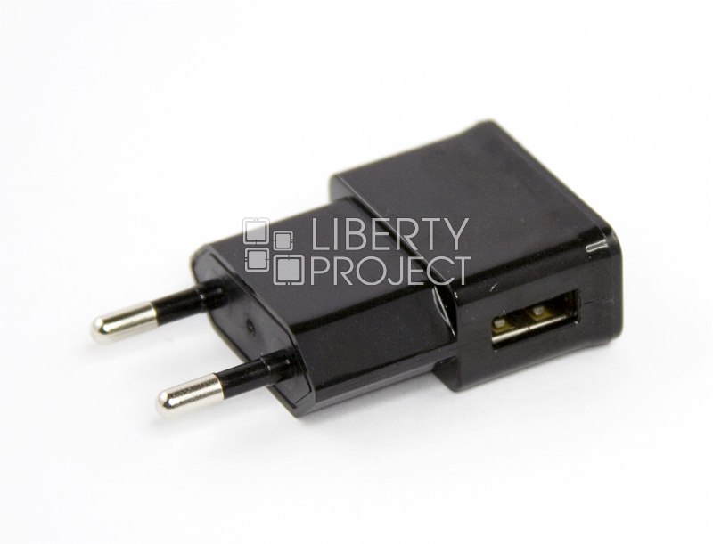 СЗУ 1 USB выход 1А компакт (черный/BR/OEM)