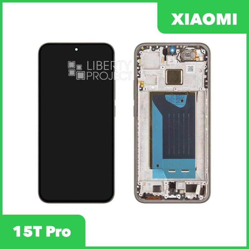 LCD дисплей для Xiaomi 15T Pro с тачскрином (черный) 100% OR SP — фото 2