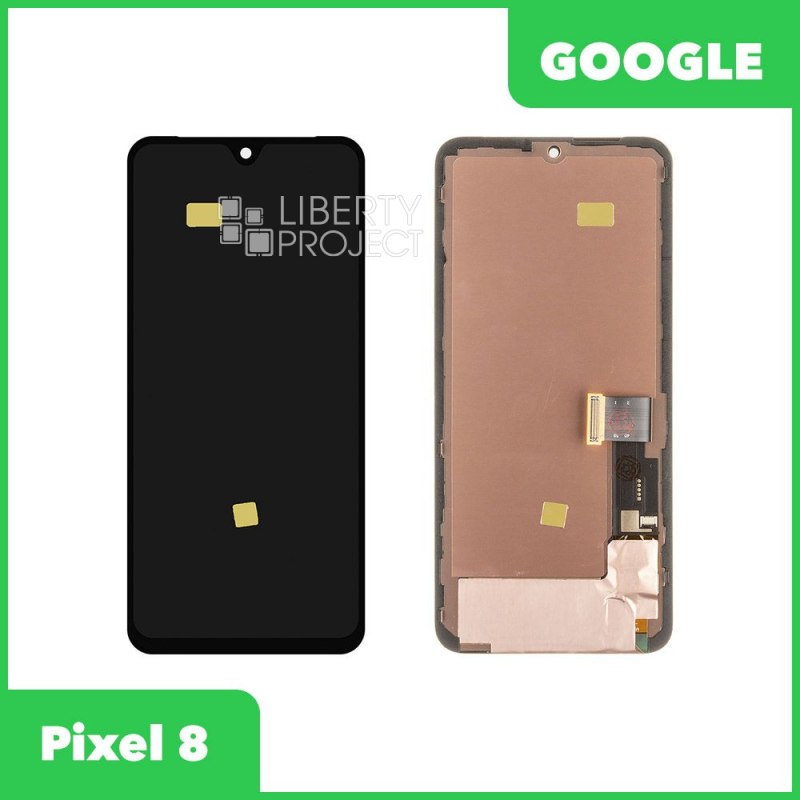 LCD дисплей для Google Pixel 8 (GKWS6/G9BQD/GZPFO/GPJ41) в сборе с тачскрином OLED (черный) — фото 2