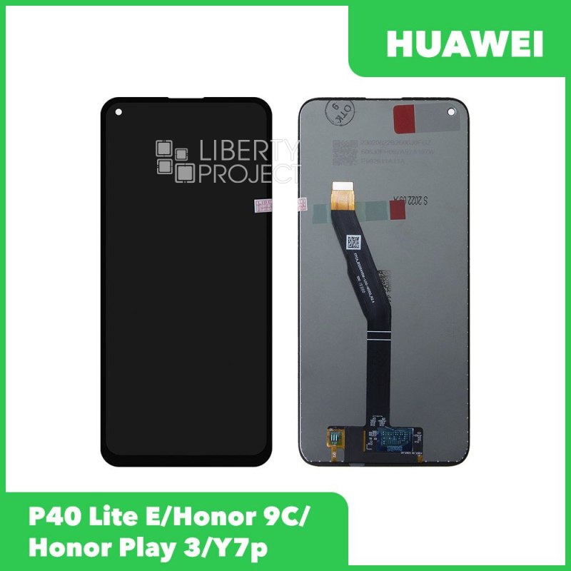 LCD дисплей для Huawei P40 Lite E/Honor 9C/Honor Play 3/Y7p с тачскрином (черный) 100% оригинал — купить оптом в интернет-магазине Либерти