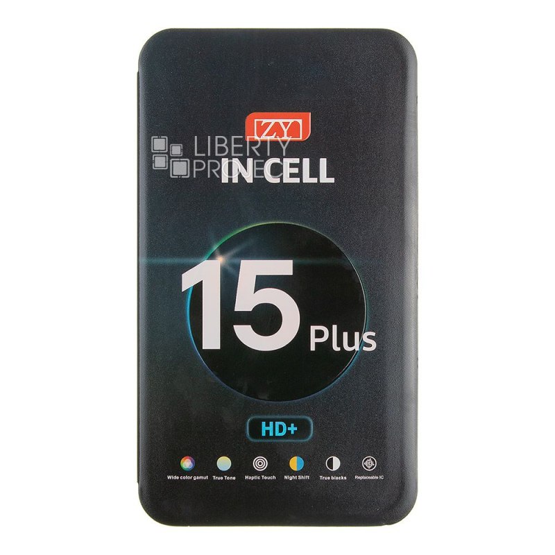 LCD дисплей для Apple iPhone 15 Plus (черный) матрица ZY In-Cell A-SI HD+ — фото 4