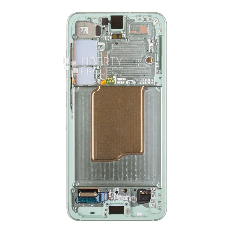 LCD дисплей для Samsung Galaxy S25 SM-S931 GH82-36329B в рамке (зеленый) 100% OR SP — фото 3