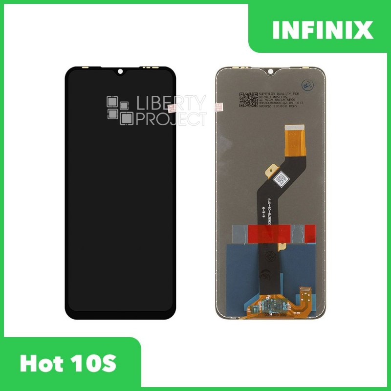 LCD дисплей для Infinix Hot 10S с тачскрином (черный) OR LCD — фото 2
