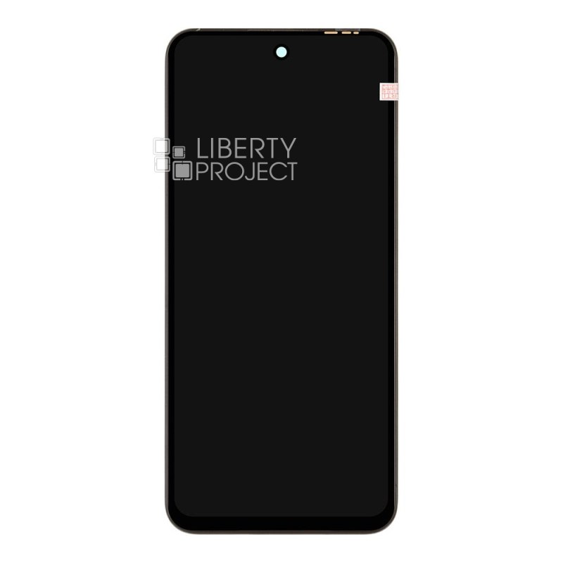 LCD дисплей для Tecno Spark Go 1 (KL4) с тачскрином в рамке (черный) OR LCD — фото 5
