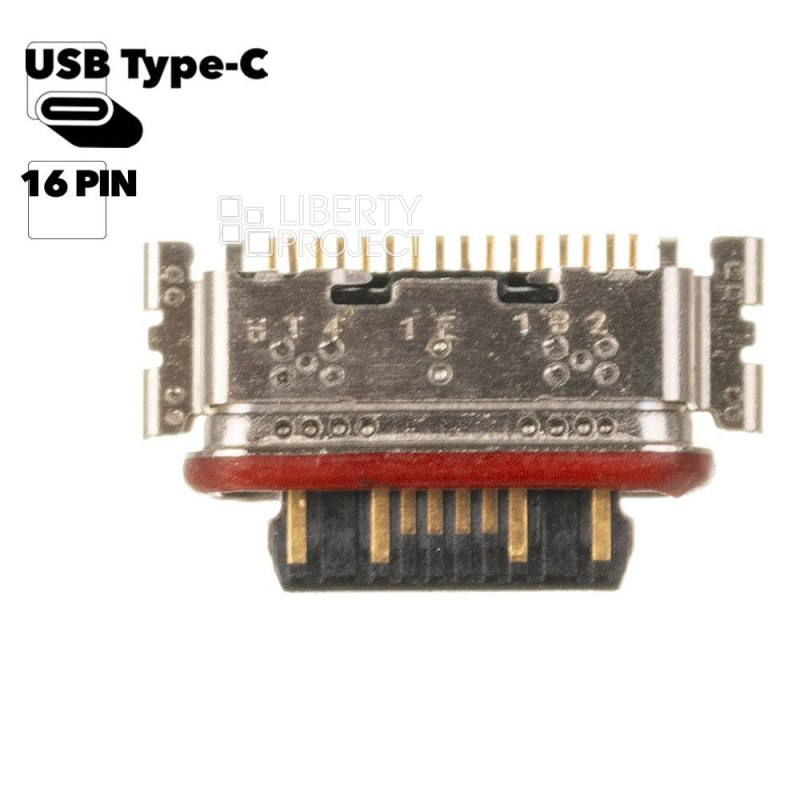 Системный разъем (зарядки) для Xiaomi 12 Lite/12T/12T Pro/13 Lite/Poco F4/F4 GT/F5/F5 Pro/X6 5G/X6 Pro 5G/Redmi Note 11 Pro+ 5G(Type-C) — фото 2